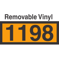 UN1198 Removable Vinyl DOT Orange Panel