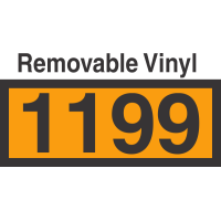 UN1199 Removable Vinyl DOT Orange Panel