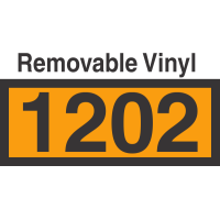 UN1202 Removable Vinyl DOT Orange Panel