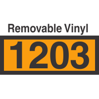 UN1203 Removable Vinyl DOT Orange Panel