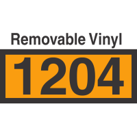 UN1204 Removable Vinyl DOT Orange Panel