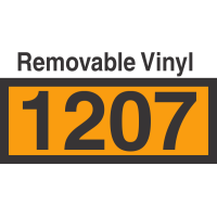 UN1207 Removable Vinyl DOT Orange Panel