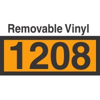 UN1208 Removable Vinyl DOT Orange Panel