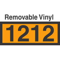 UN1212 Removable Vinyl DOT Orange Panel