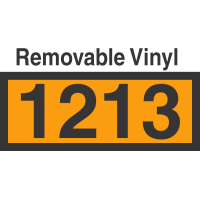 UN1213 Removable Vinyl DOT Orange Panel