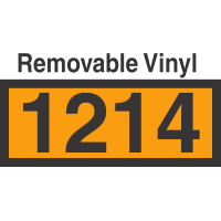 UN1214 Removable Vinyl DOT Orange Panel