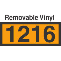 UN1216 Removable Vinyl DOT Orange Panel