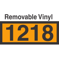 UN1218 Removable Vinyl DOT Orange Panel