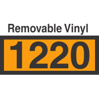 UN1220 Removable Vinyl DOT Orange Panel