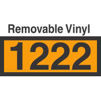 UN1222 Removable Vinyl DOT Orange Panel