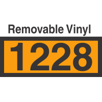 UN1228 Removable Vinyl DOT Orange Panel