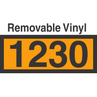 UN1230 Removable Vinyl DOT Orange Panel