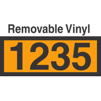 UN1235 Removable Vinyl DOT Orange Panel