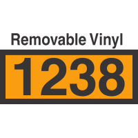 UN1238 Removable Vinyl DOT Orange Panel