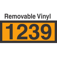 UN1239 Removable Vinyl DOT Orange Panel