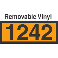 UN1242 Removable Vinyl DOT Orange Panel