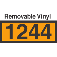 UN1244 Removable Vinyl DOT Orange Panel