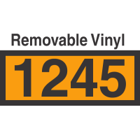 UN1245 Removable Vinyl DOT Orange Panel