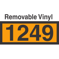 UN1249 Removable Vinyl DOT Orange Panel