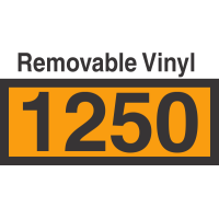 UN1250 Removable Vinyl DOT Orange Panel