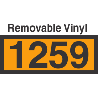 UN1259 Removable Vinyl DOT Orange Panel