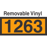 UN1263 Removable Vinyl DOT Orange Panel