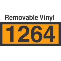 UN1264 Removable Vinyl DOT Orange Panel