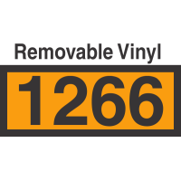 UN1266 Removable Vinyl DOT Orange Panel