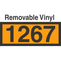 UN1267 Removable Vinyl DOT Orange Panel