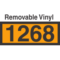 UN1268 Removable Vinyl DOT Orange Panel