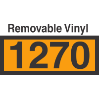 UN1270 Removable Vinyl DOT Orange Panel