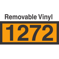 UN1272 Removable Vinyl DOT Orange Panel