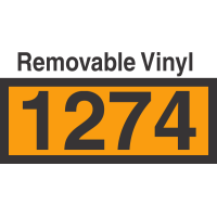 UN1274 Removable Vinyl DOT Orange Panel