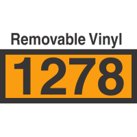 UN1278 Removable Vinyl DOT Orange Panel