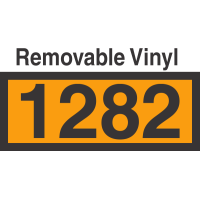 UN1282 Removable Vinyl DOT Orange Panel