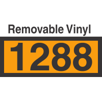 UN1288 Removable Vinyl DOT Orange Panel