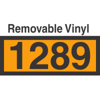 UN1289 Removable Vinyl DOT Orange Panel