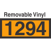 UN1294 Removable Vinyl DOT Orange Panel