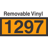 UN1297 Removable Vinyl DOT Orange Panel