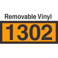 UN1302 Removable Vinyl DOT Orange Panel