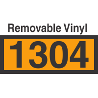 UN1304 Removable Vinyl DOT Orange Panel