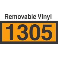 UN1305 Removable Vinyl DOT Orange Panel