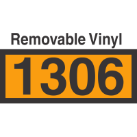 UN1306 Removable Vinyl DOT Orange Panel