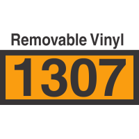 UN1307 Removable Vinyl DOT Orange Panel