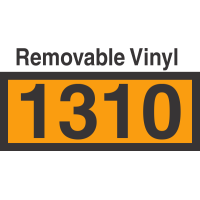 UN1310 Removable Vinyl DOT Orange Panel