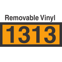 UN1313 Removable Vinyl DOT Orange Panel