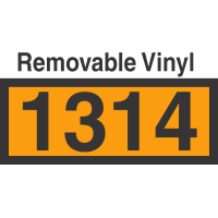 UN1314 Removable Vinyl DOT Orange Panel