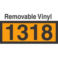 UN1318 Removable Vinyl DOT Orange Panel