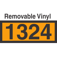 UN1324 Removable Vinyl DOT Orange Panel