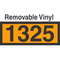 UN1325 Removable Vinyl DOT Orange Panel